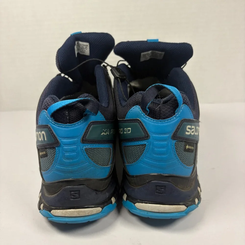 Salomon XA Pro 3D Gore-Tex Mens Trail Running Shoes Navy Blue Size 13 393320